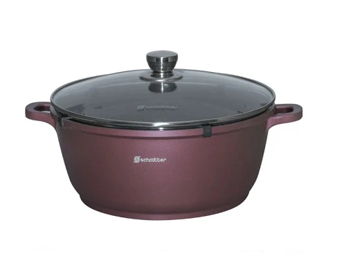 Oala cu capac aluminiu turnat interior ceramic Schmitter 32CM 9L 301.32.TC